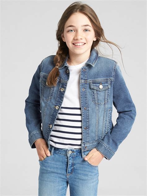 Our girls jean jackets are made from high-quality cotton fabric that is both comfortable and. . Gapkids jackets